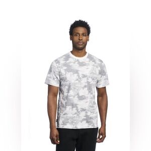 Reebok White and Gray Men's Tee
